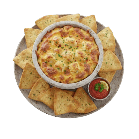 Bistro's Lump Crab Dip w/ Pita Chips