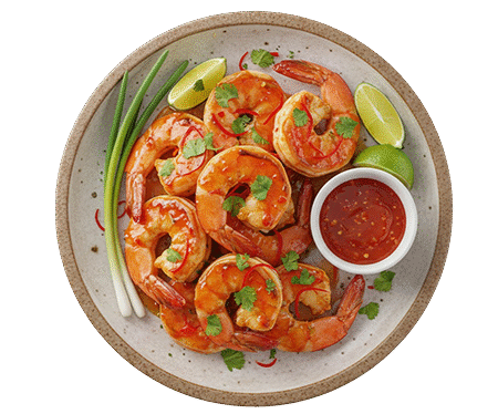 Seasoned Steamed Shrimp