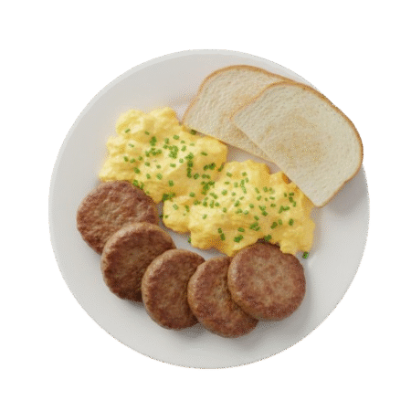 Turkey sausage platter